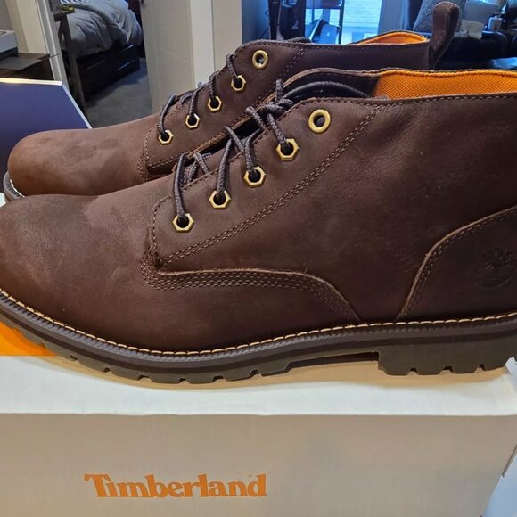 Timberland Men's Redwood Falls Waterproof Chukka Boot Soil SIZE 10 NEW - Picture 3 of 10